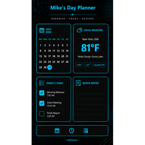 Mike's Day Planner
