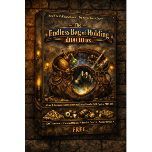 The Endless Bag Of Holding d100 DLux