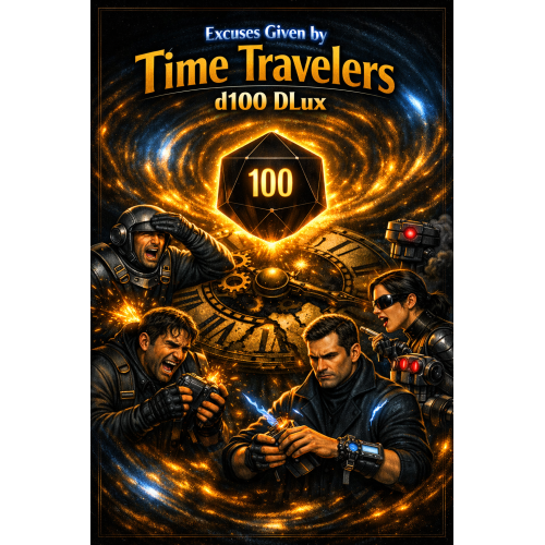The Excuses Given By Time Travelers d100 DLux - PDF VERSION