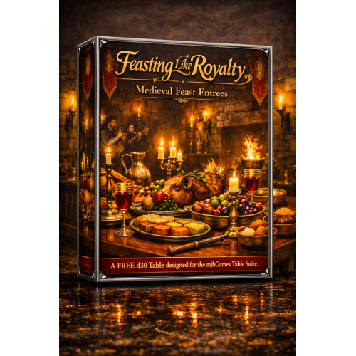 Feasting Like Royalty: Medieval Feast Entrees d30 - PDF VERSION Feasting Like Royalty: Medieval Feast Entrees d30 - PDF VERSION