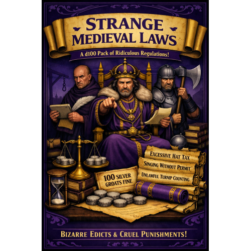 The Strange Medieval Laws d100 DLux - PDF VERSION The Strange Medieval Laws d100 DLux - PDF VERSION