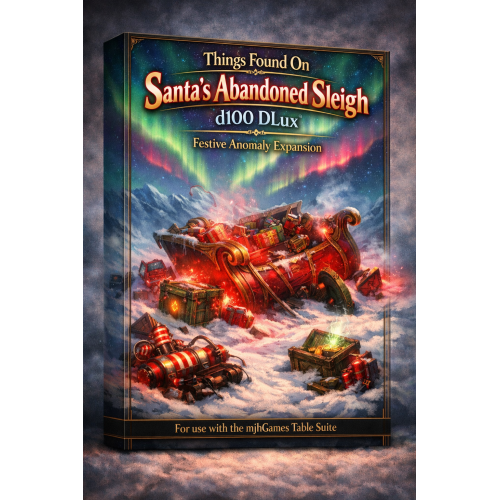 The MTS Things Found On Santa's Abandoned Sleigh d100 DLux