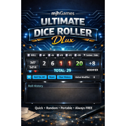 mjhGames Ultimate Dice Roller DLux mjhGames Ultimate Dice Roller DLux