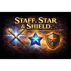 Staff, Star & Shield Staff, Star & Shield