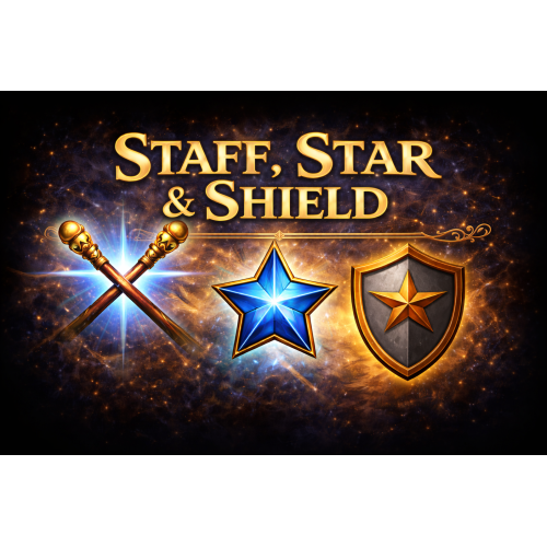 Staff, Star & Shield